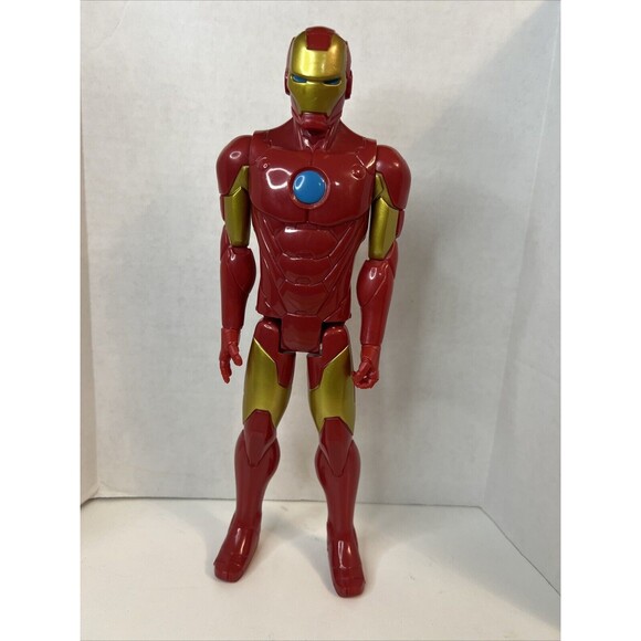 Iron Man 12” Action Figure Hasbro Marvel Avengers Titan Hero Series 2016 Rare - Picture 1 of 5